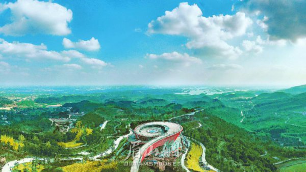 龍泉山公園丹景臺。（資料圖片）