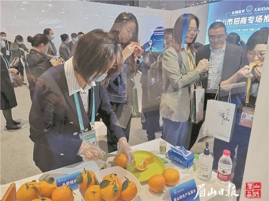 我市“愛媛38”亮相第三屆中國(guó)國(guó)際進(jìn)口博覽會(huì)。（資料圖片）
