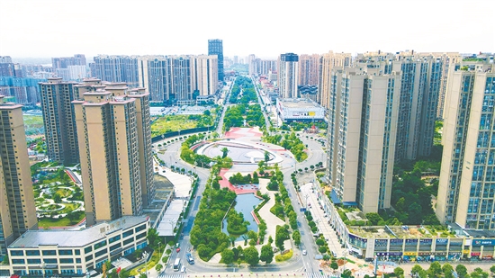 仁壽縣城市新中心打造的雙擁文化主題公園。.jpg