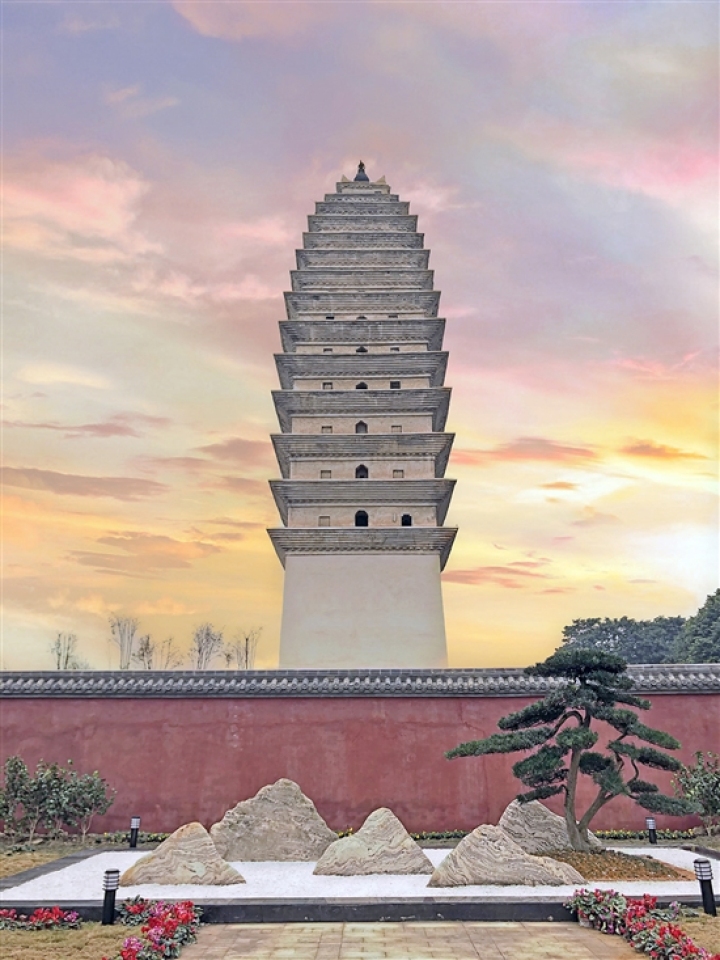 全國重點文物丹棱白塔已經靜靜矗立千年。