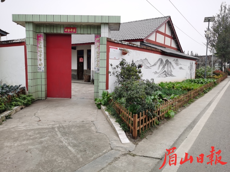 干凈整潔的村容村貌。
