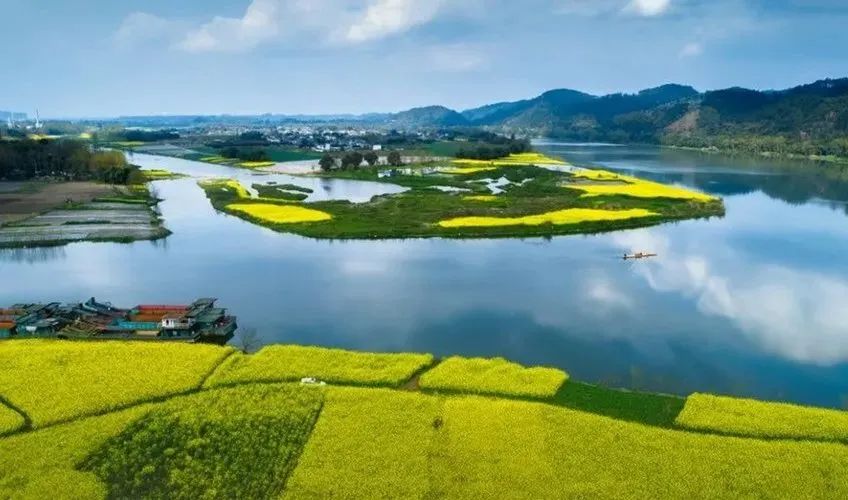  青神縣瑞峰鎮 思濛河入岷江口。鄧友權 攝
