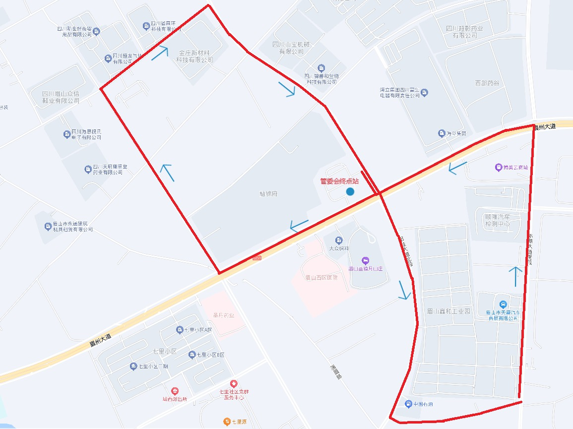 眉山經開新區內循環公交線路覆蓋示意圖.png